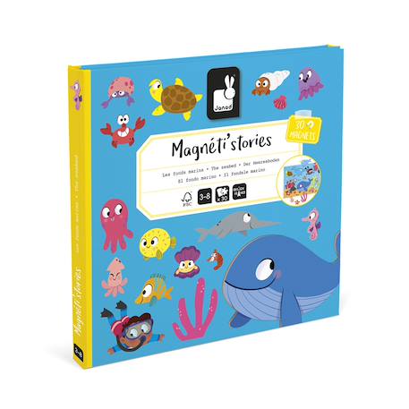 Magneti'stories les fonds marins Multicolore 1 - vertbaudet enfant 
