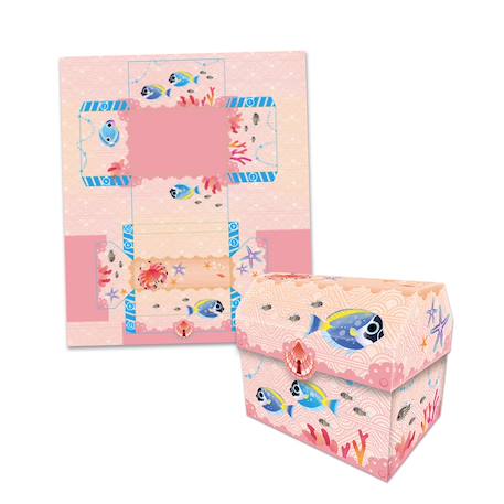 Origamis thème sirènes - magic ocean MULTICOLORE 2 - vertbaudet enfant 