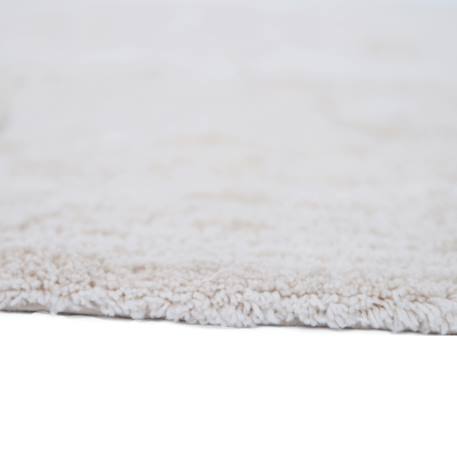 Tapis enfant coton lavable motif fleurs gentle flora Ecru 5 - vertbaudet enfant 