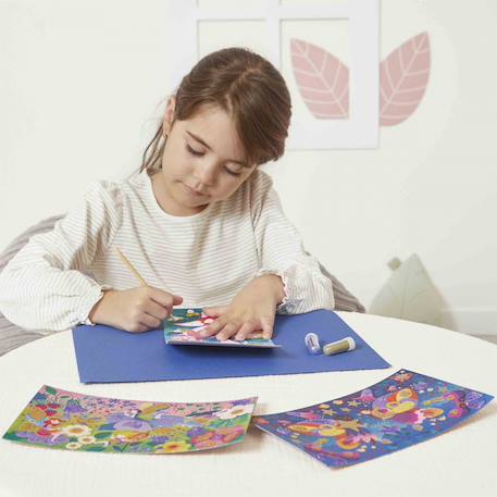 Paillettes 3 tableaux - magic fairies MULTICOLORE 5 - vertbaudet enfant 