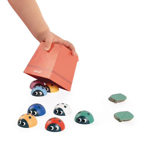 Jeu pédagogique de mémoire, les coccinelle Multicolore 3 - vertbaudet enfant 