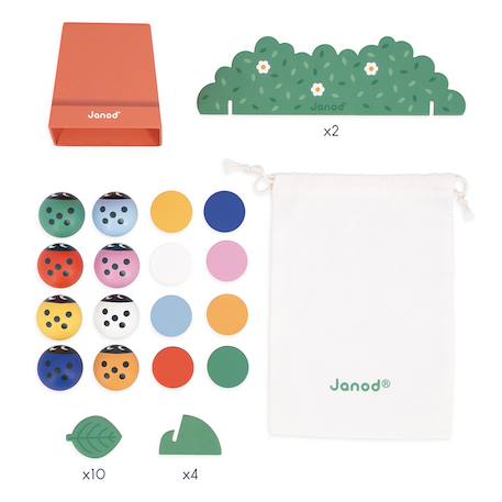 Jeu pédagogique de mémoire, les coccinelle Multicolore 5 - vertbaudet enfant 
