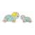 Set de 2 tortues roulantes en bois fsc Vert 3 - vertbaudet enfant 