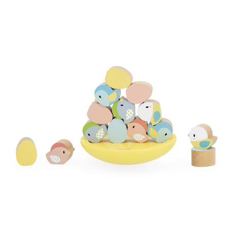 Jeu d'équilibre en bois fsc oiseau Multicolore 1 - vertbaudet enfant 