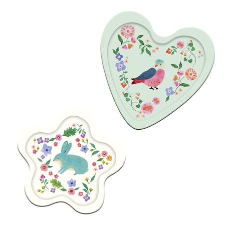 Moulage de décos le jardin fleuri MULTICOLORE 5 - vertbaudet enfant 