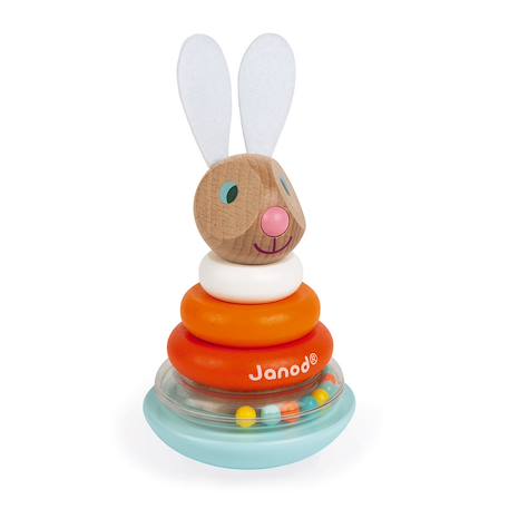 Empilable culbuto lapin janod Multicolore 1 - vertbaudet enfant 
