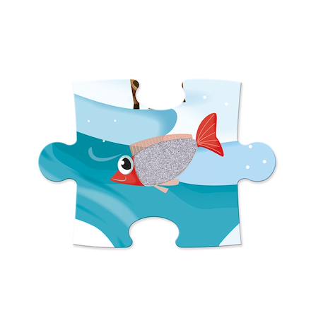 Puzzle tactile la banquise 20 pièces Multicolore 6 - vertbaudet enfant 