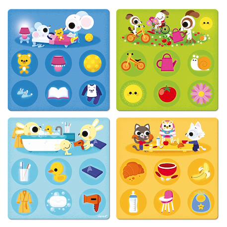 Loto thème maison en carton fsc Multicolore 4 - vertbaudet enfant 