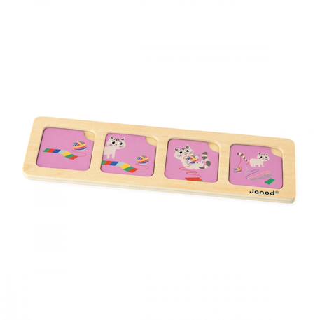 Jeu pédagogique, cartes sequences le jardin Multicolore 5 - vertbaudet enfant 
