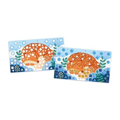 Mosaïques bel hiver MULTICOLORE 3 - vertbaudet enfant 