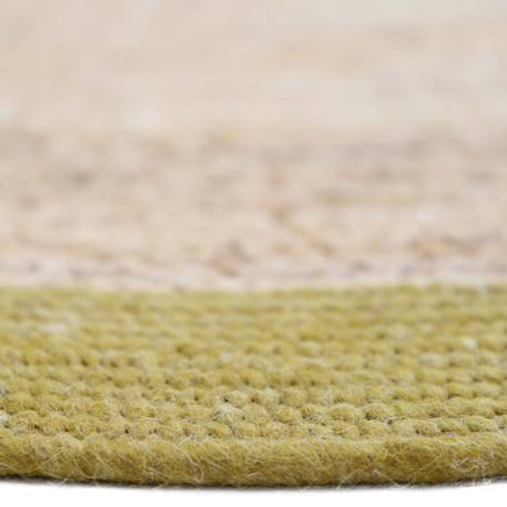 Yhuki tapis jute & laine Mango+Olive+Taupe 5 - vertbaudet enfant 