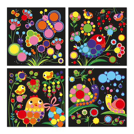 Gomettes rondes dès 3 ans MULTICOLORE 4 - vertbaudet enfant 