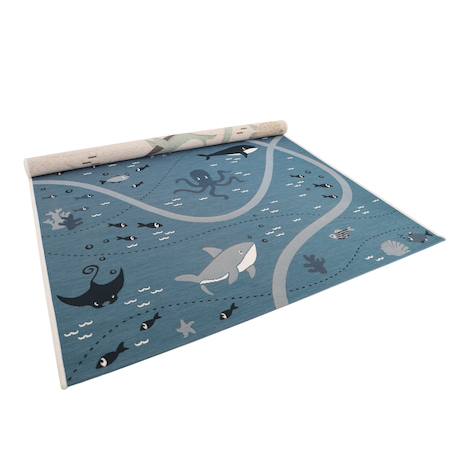 Tapis de jeu enfant indoor & outdoor little deep blue Bleu 5 - vertbaudet enfant 