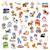50 grandes gommettes repositionnables ferme MULTICOLORE 3 - vertbaudet enfant 