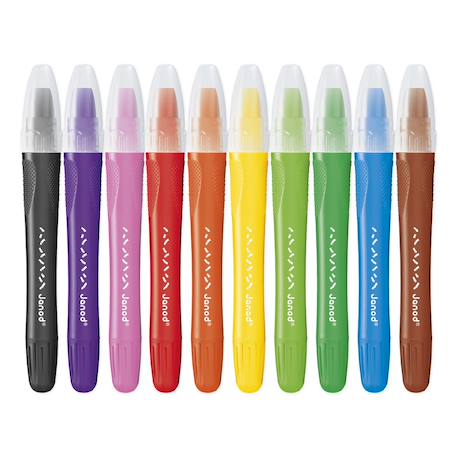 Crayons gel x10 - colo MULTICOLORE 5 - vertbaudet enfant 