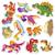 Stickers repositionnables 2 ans, dinos MULTICOLORE 6 - vertbaudet enfant 