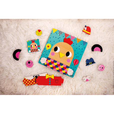 Jeu éducatif magnétique Multicolore 2 - vertbaudet enfant 