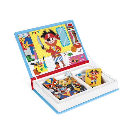 Magnéti'book déguisements garçon, 36 magnets Bleu 4 - vertbaudet enfant 