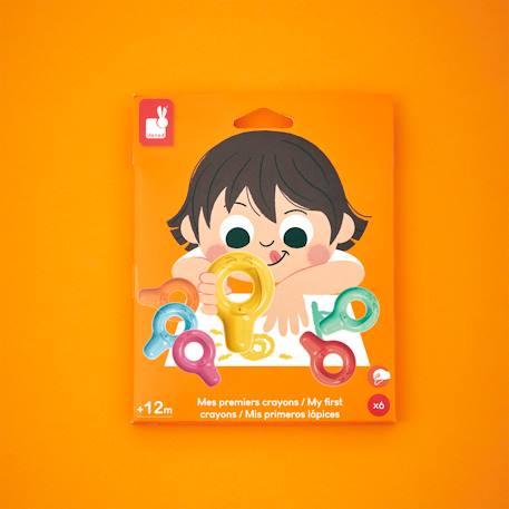 Mes premiers crayons x6 - colo MULTICOLORE 2 - vertbaudet enfant 