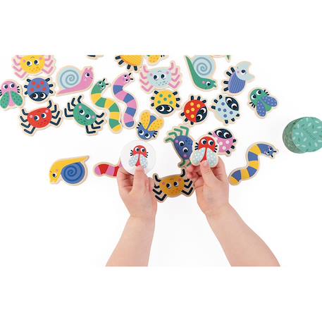 Jeu pédagogique cherche et trouve du jardin Multicolore 3 - vertbaudet enfant 