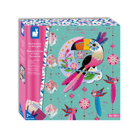 Coffret multi-activités 11 décos girly MULTICOLORE 1 - vertbaudet enfant 