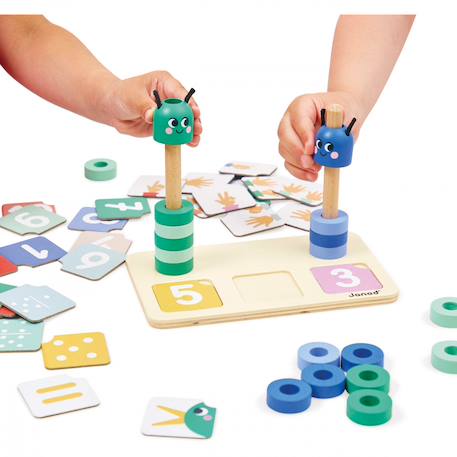 Composition comparaison des nombres Multicolore 4 - vertbaudet enfant 