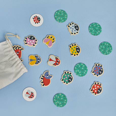 Jeu pédagogique cherche et trouve du jardin Multicolore 2 - vertbaudet enfant 