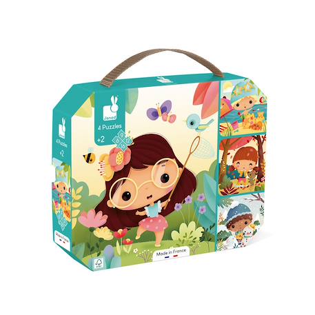 Puzzle les 4 saisons 6 à 16 pièces Multicolore 1 - vertbaudet enfant 