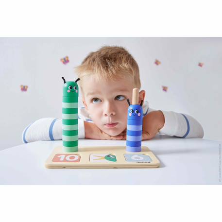 Composition comparaison des nombres Multicolore 2 - vertbaudet enfant 