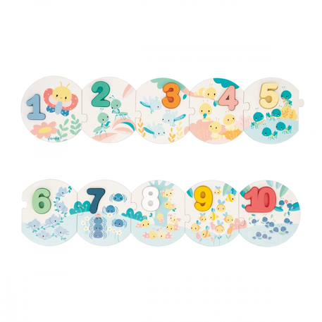 Puzzle mes premiers chiffres Multicolore 5 - vertbaudet enfant 