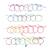 Bracelets arc-en-ciel, 30 bijoux MULTICOLORE 5 - vertbaudet enfant 