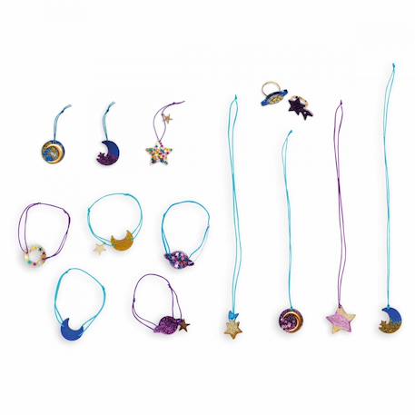 Bijoux en résine galaxy à creer MULTICOLORE 3 - vertbaudet enfant 