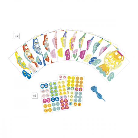 12 poissons en papier à creer MULTICOLORE 3 - vertbaudet enfant 