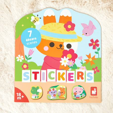 Gommettes - cahier de stickers la campagne MULTICOLORE 1 - vertbaudet enfant 
