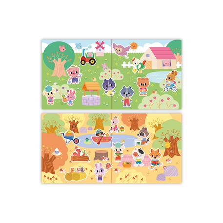 Stickers épais et repositionnables MULTICOLORE 4 - vertbaudet enfant 
