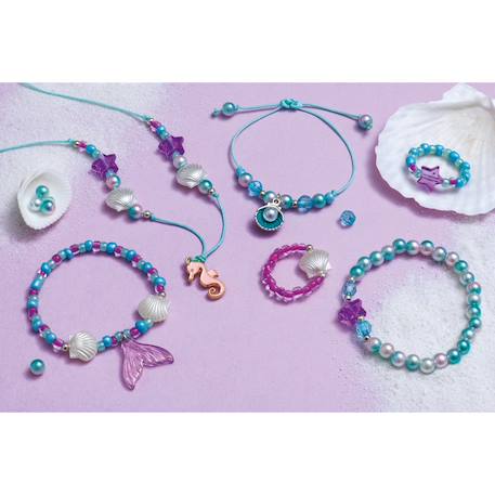 Bijoux a créer thème sirène - magic ocean MULTICOLORE 1 - vertbaudet enfant 