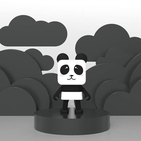 Enceinte bluetooth dancing animal panda Noir, blanc 6 - vertbaudet enfant 