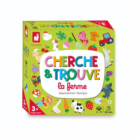Jeu d'observation cherche et trouve la ferme Multicolore 1 - vertbaudet enfant 
