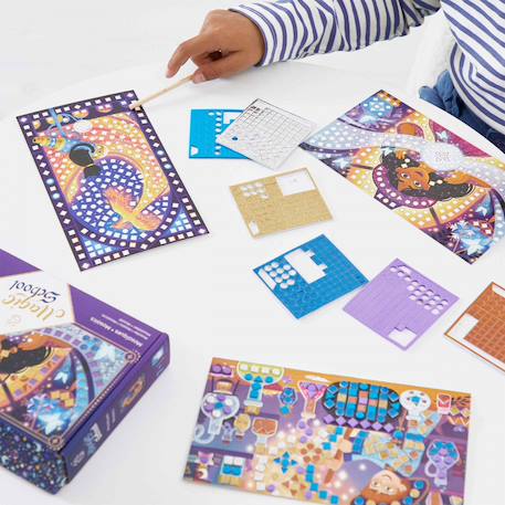Mosaïques thème la magie - magic school MULTICOLORE 6 - vertbaudet enfant 