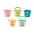 Seaux mes bébés animaux 5 pcs Multicolore 5 - vertbaudet enfant 
