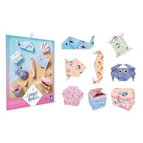 Origamis thème sirènes - magic ocean MULTICOLORE 6 - vertbaudet enfant 