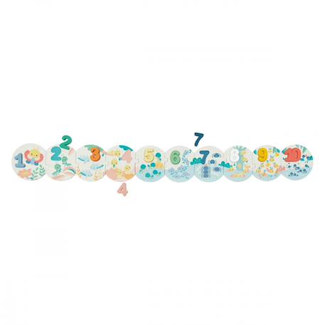 Puzzle mes premiers chiffres Multicolore 2 - vertbaudet enfant 
