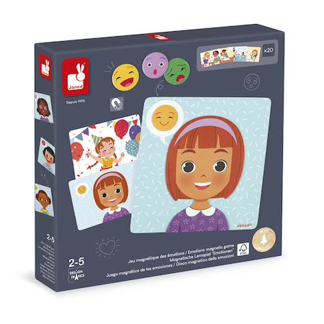 Jeu magnétique des émotions Multicolore 1 - vertbaudet enfant 