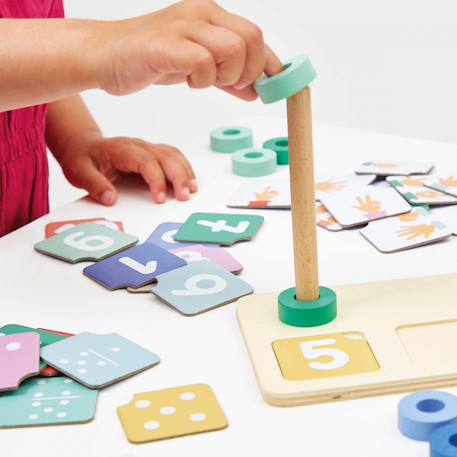 Composition comparaison des nombres Multicolore 3 - vertbaudet enfant 