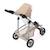 Petite poussette de jogging lola pour poupées beige avec oursons Beige 3 - vertbaudet enfant 