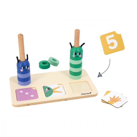 Composition comparaison des nombres Multicolore 1 - vertbaudet enfant 