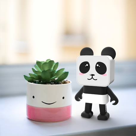 Enceinte bluetooth dancing animal panda Noir, blanc 2 - vertbaudet enfant 