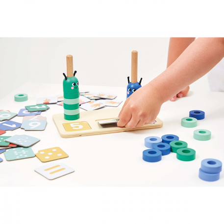 Composition comparaison des nombres Multicolore 6 - vertbaudet enfant 