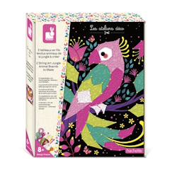 Jouet-Activités artistiques et musicales-Tableaux fils tendus animaux de la jungle