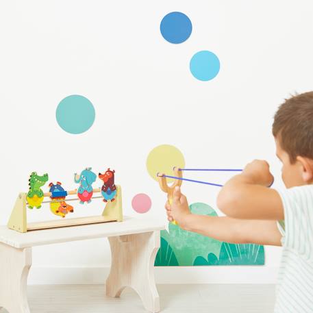 Touche...renverse en bois fsc - applepop Multicouleur 3 - vertbaudet enfant 